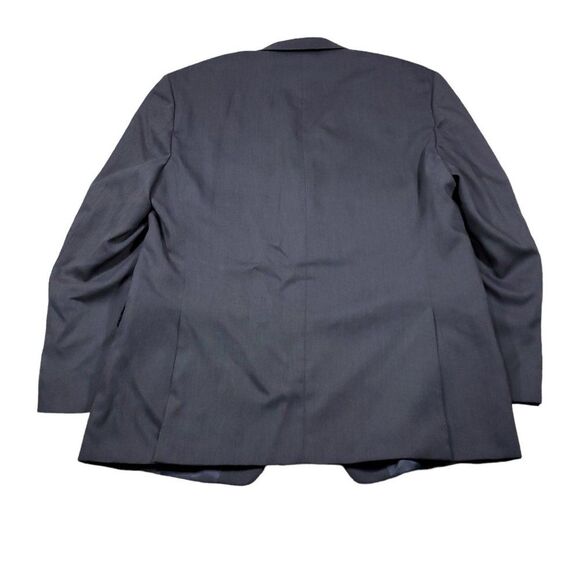 Calvin Klein Men's Suit Jacket Blazer Gray Polyester Rayon Sport Coat Size 42R - Picture 2 of 14